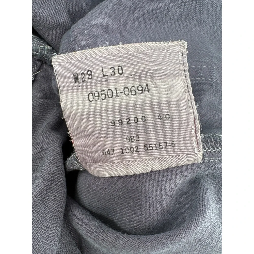 Levis 501 Men's 29x30 Vintage Y2K Charcoal Gray Made in Mexico Jeans 2002